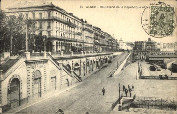 Alger Algerien Boulevard de la Republique et les Rampe