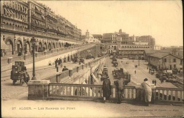 Alger Algerien Boulevard de la Republique et les Rampe