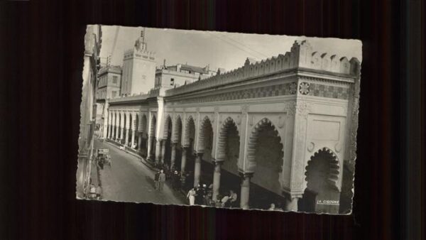 Alger Algerien Rue de la Marine et Grande Mosquee