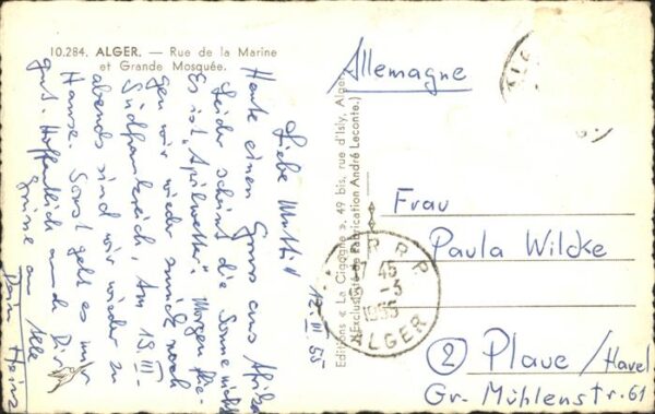 Alger Algerien Rue de la Marine et Grande Mosquee – Bild 2