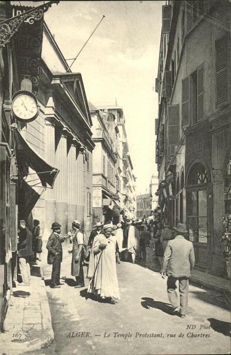 Alger Algerien Le Temple Protestant Rue de Chartres