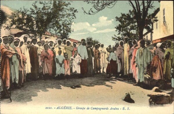 Algerien Groupe de Campagnards Arabes
