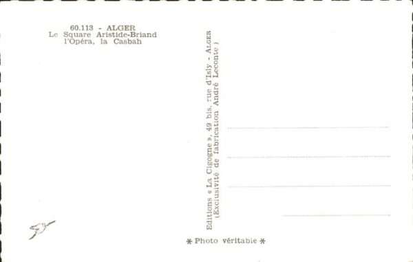 Alger Algerien Le Square Aristide_Briand l Opera la Ca – Bild 2