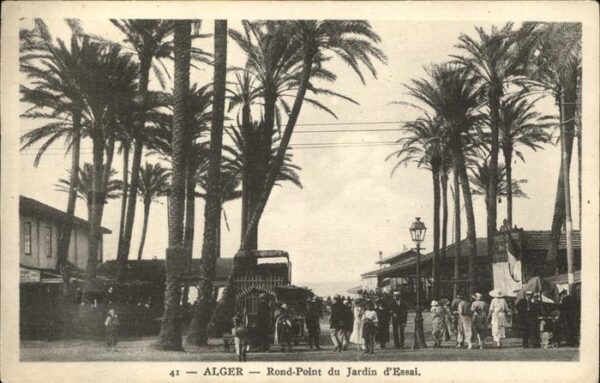 Alger Algerien Jardin essai et rond_point