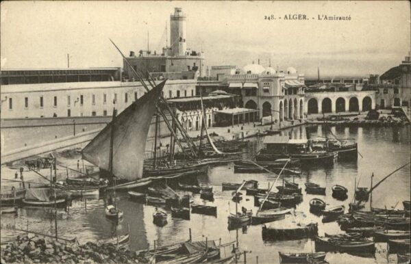 Alger Algerien L Amiraute Hafen Schiffe