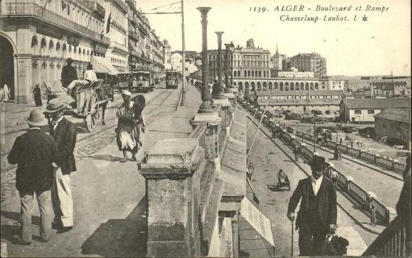 Alger Algerien Boulevard de la Republique et les Rampe
