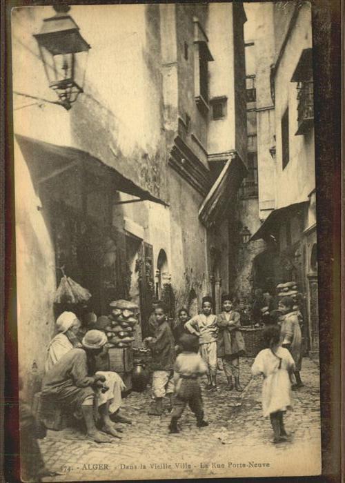 Alger Algerien Dans la Vieille Ville Rue Porte_Neuve
