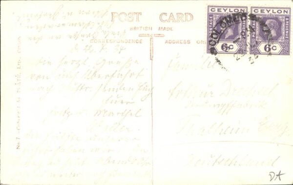 Colombo Ceylon Sri Lanka General View of Galle Face – Bild 2