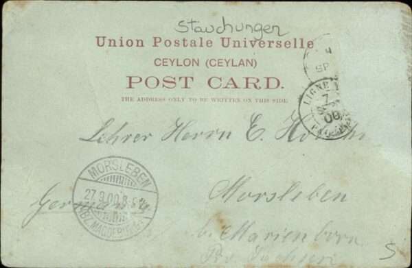 Colombo Ceylon Sri Lanka Singhalese Fisching Boat – Bild 2