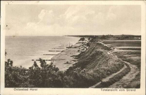 Horst Seebad Niechorze Totalansicht vom Strand