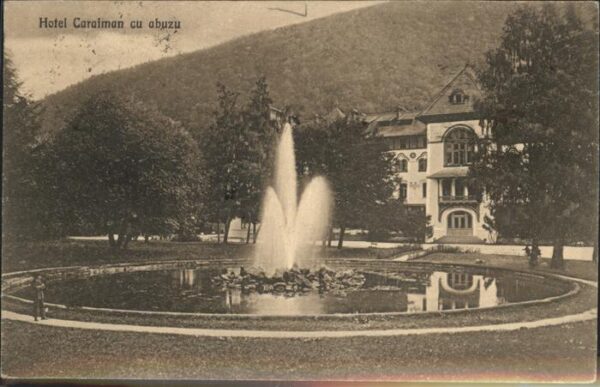 Sinaia Hotel Caraiman cu abuzu Springbrunnen
