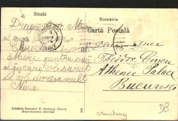 Sinaia Hotel Caraiman cu abuzu Springbrunnen – Bild 2