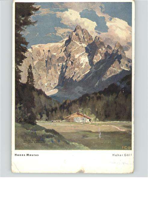 Golling Salzach Hoher Göll Berchtesgadener Alpen Künstl
