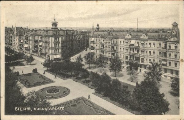 Stettin Szczecin Pommern Augustaplatz
