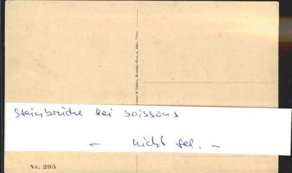 Soissons Aisne Steinbrüche Soldat Grab – Bild 2
