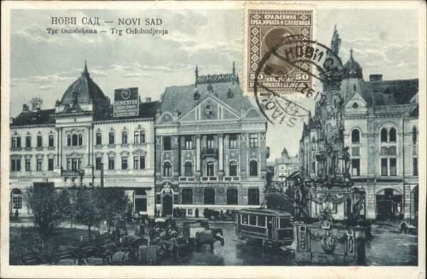 Novi Sad Trg Oslobodjenja Strassenbahn Pferdekut
