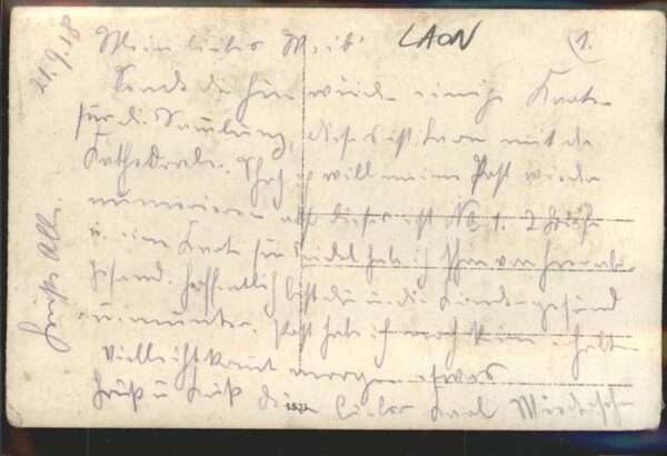 Laon Aisne Teilansicht Kathedrale – Bild 2