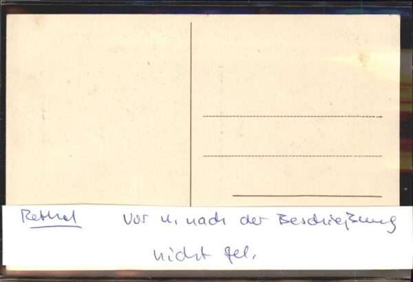 Rethel Ardennes Gesamtbilder vor und nach der Beschiess – Bild 2