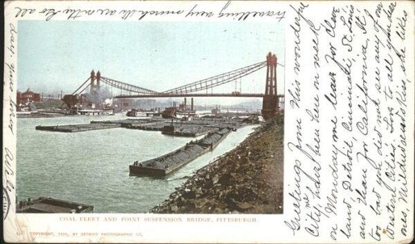 Pittsburgh Coal Fleet Point Suspension Bridge