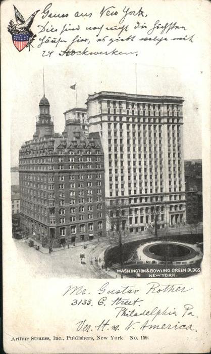 New York City Washington Bowling Green Bldgs.