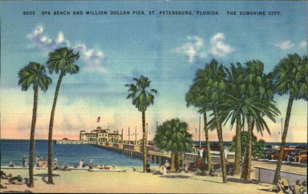 St Petersburg USA SPA Beach Million Dollar Pier