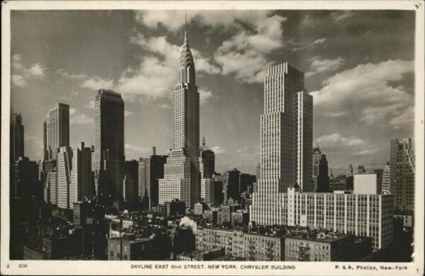 New York City Skyline East Chrysler Building