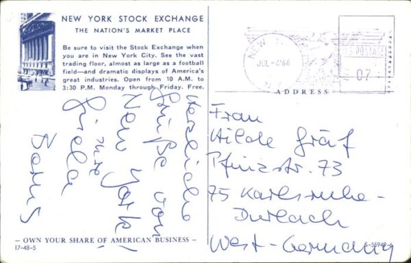 New York City New York Stock Exchange – Bild 2