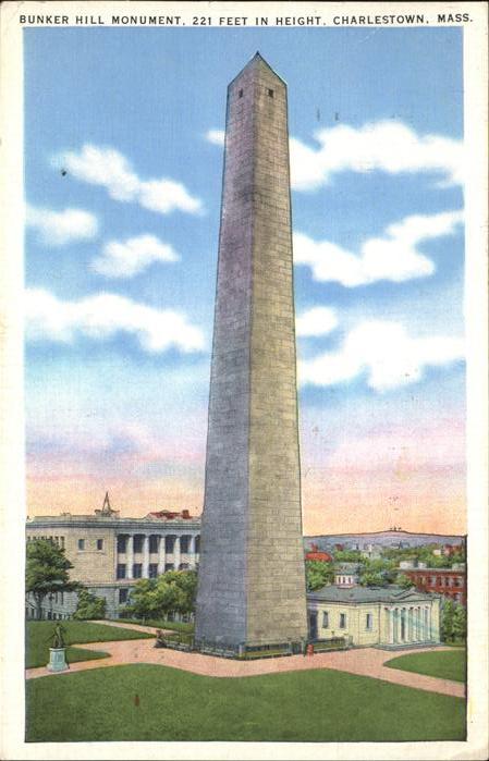 Charlestown Massachusetts Bunker Hill Monument
