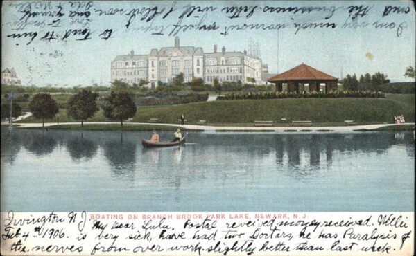 Newark New York Boating on Branch Brook Park