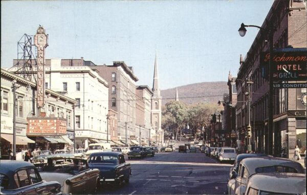 North Adams Massachusetts Main Street Mohawk Trail
