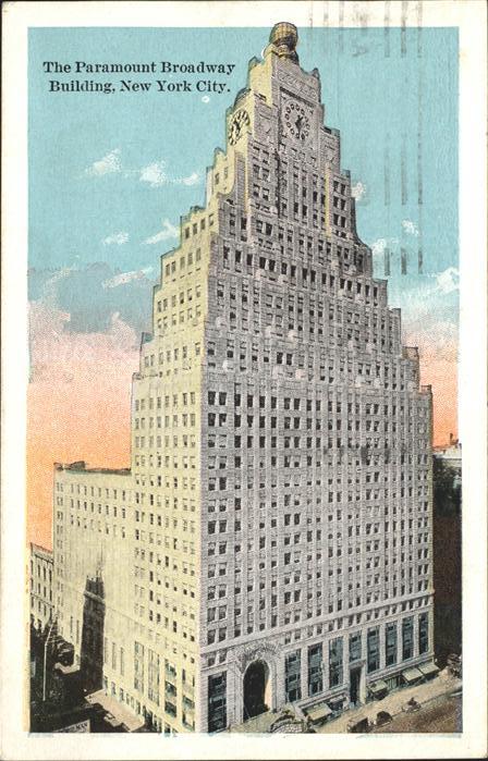 New York City The Paramount Broadway