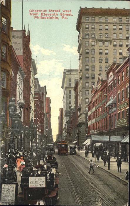 Philadelphia Pennsylvania Chestnut Street