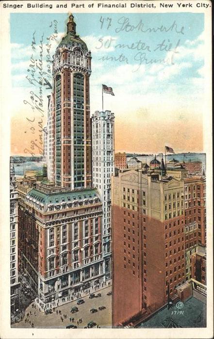 New York City Singer Building