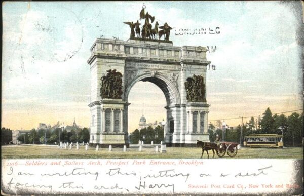 Brooklyn New York Soldiers and Sailors Arch Prospect Park