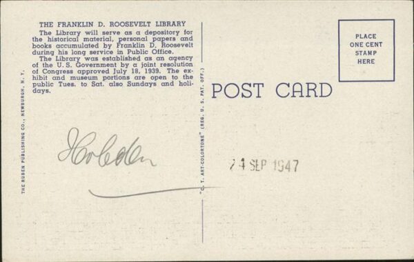 Hyde Park New York The Franklin D. Roosevelt Library – Bild 2