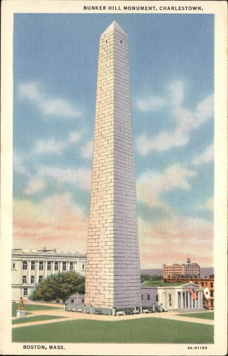 Charlestown Massachusetts Bunker Hill Monunment