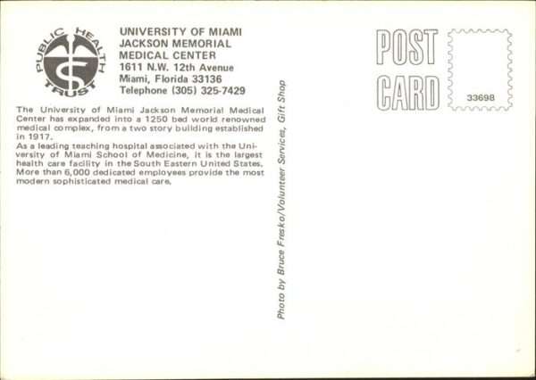 Miami Florida University of Miami Jackson Memorial Me – Bild 2