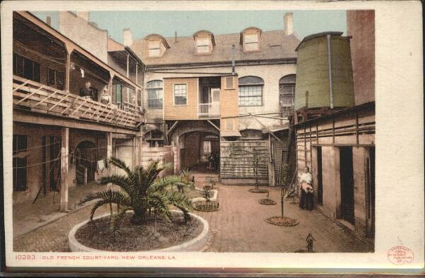New Orleans Louisiana Old French Court Yard