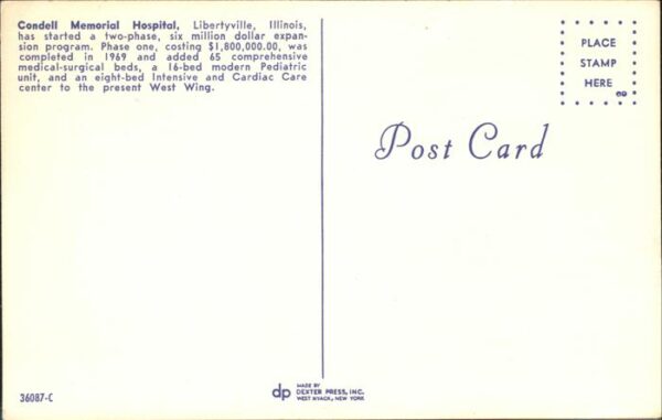 Libertyville Illinois Condell Memorial Hospital – Bild 2