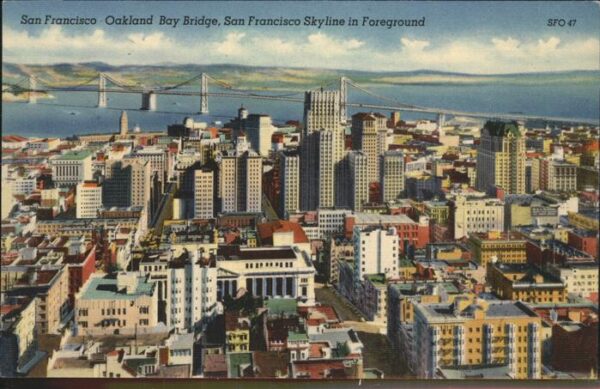 San Francisco California Oakland Bay Bridge