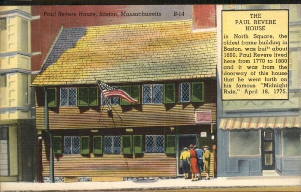 Boston Massachusetts Paul Revere House
