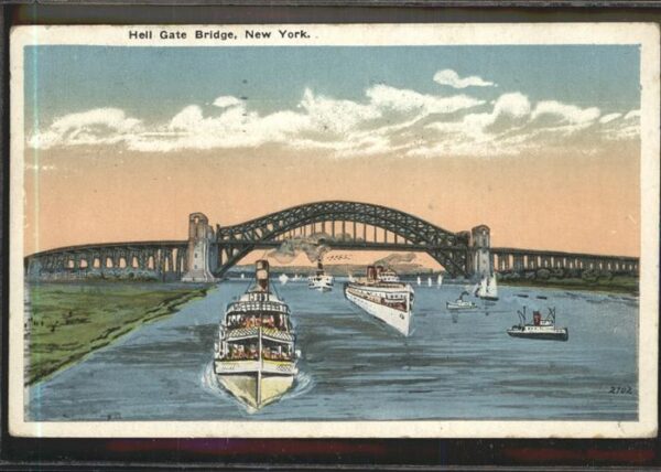 New York City Hell Gate Bridge