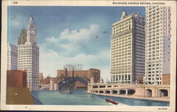 Chicago Illinois Michigan Avenue Bridge