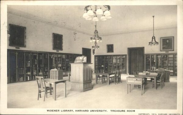 Cambridge Massachusetts Harvard University Widener Library