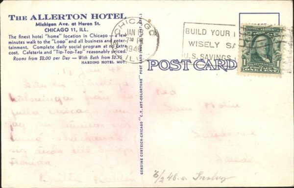 Chicago Illinois Allerton Hotel – Bild 2