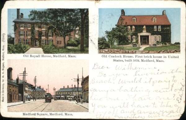 Medford Massachusetts Old Royall House Old Cradock House Medf