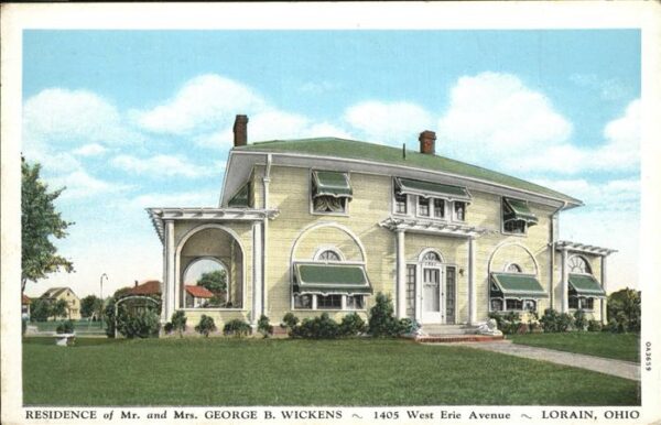 Lorain Residence of Mr. and Mrs. George B. Wic
