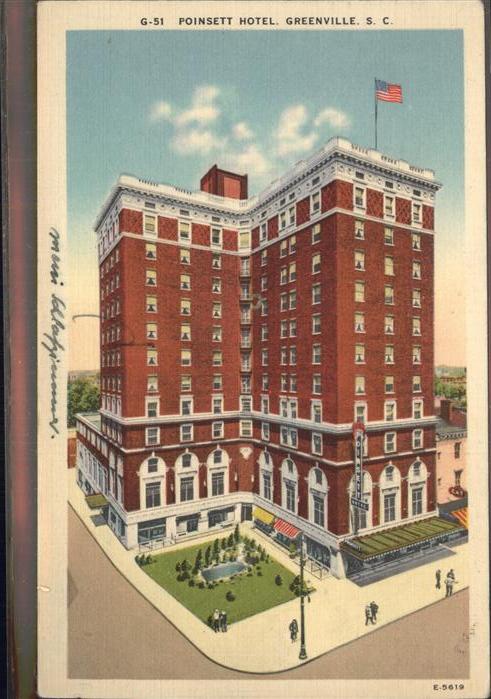 Greenville South Carolina Poinsett Hotel