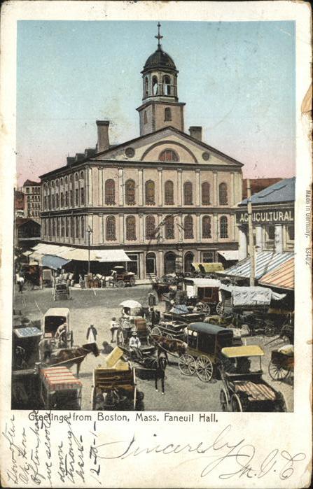 Boston Massachusetts Faneuil Hall