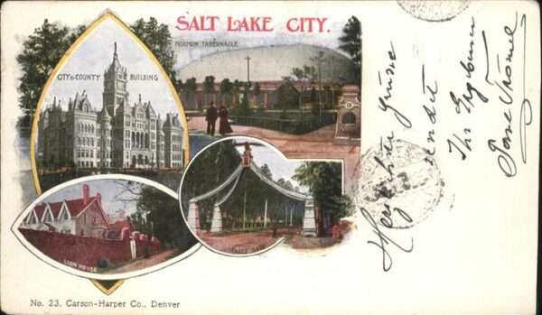 Salt Lake City City County Building Lion House Mormon